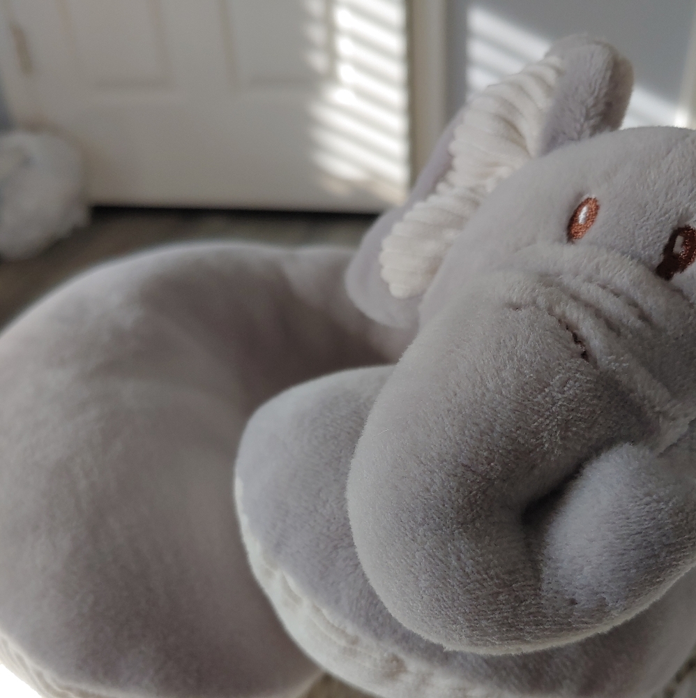 Kellytoy Baby Neck Pillow Chums Elephant Plush